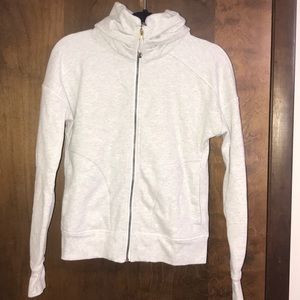 LULULEMON light gray zip up jacket